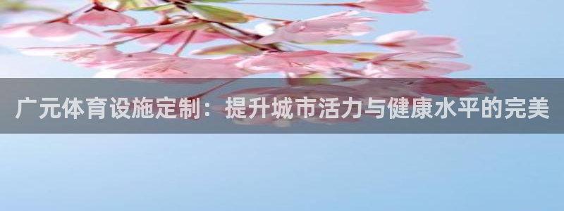 意昂体育3招商电话号码：广元体育设施定制：提升城市活